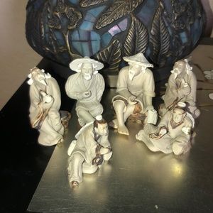 Asian art made in clay vintage each piece tells a story